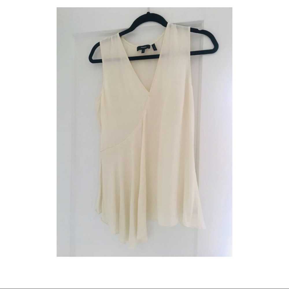 Theory Sleeveless Silk Blouse M